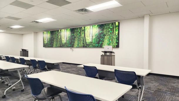 Video wall in a Training room