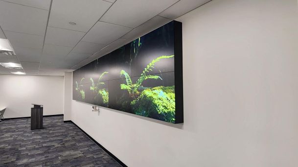 Video wall in a Training room